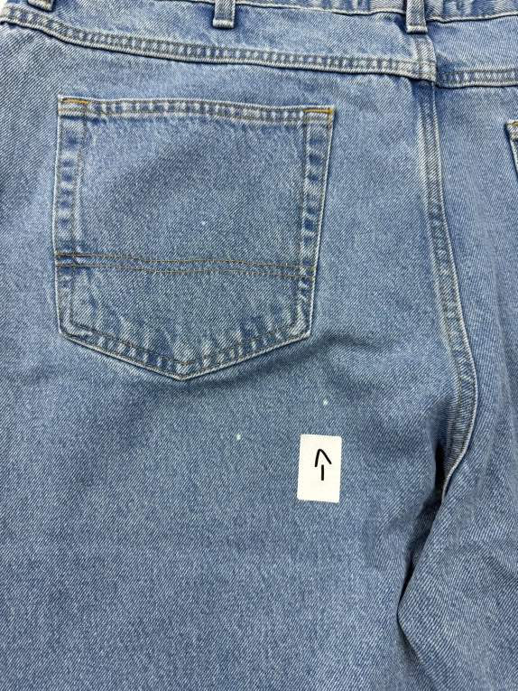 Wrangler Jeans Casual Με Λογότυπο Μπλε Ανδρικό 40