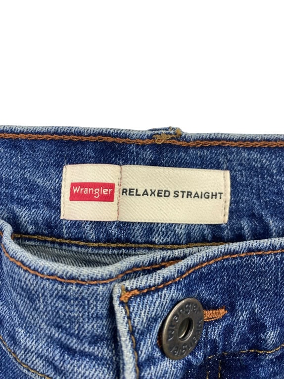 Wrangler Jeans Παντελόνι Relaxed Straight Vintage Logo Μπλε Ανδρικό L
