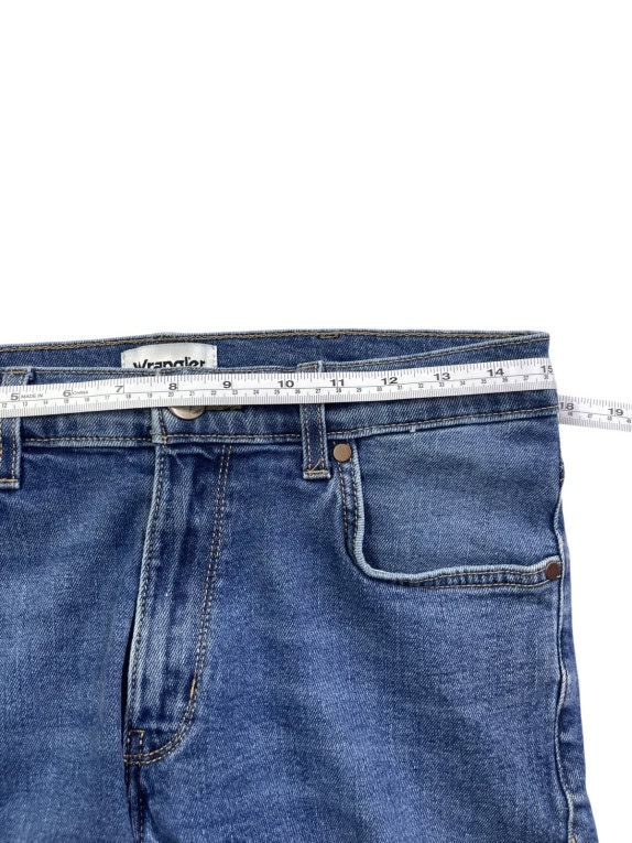 WRANGLER JEANS SLIM FIT BLUE MENS PRE OWNED XS