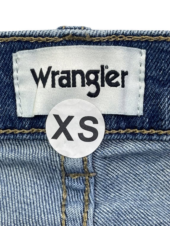 WRANGLER JEANS SLIM FIT BLUE MENS PRE OWNED XS