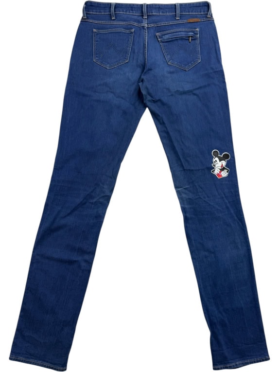 Wrangler Jeans Τζιν Παντελόνι Casual Mickey Patch Μπλε Unisex S
