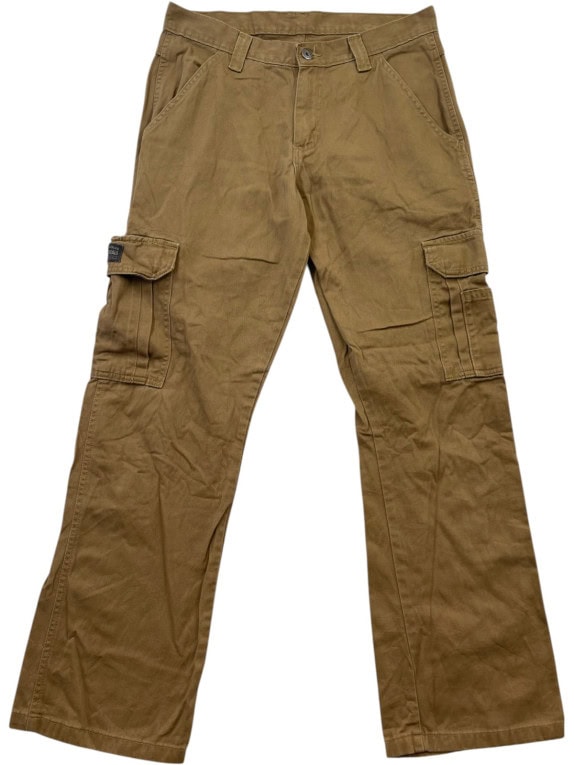 WRANGLER ORIGINALS CARGO PANTS UTILITY BROWN MEN PRE OWNED M
