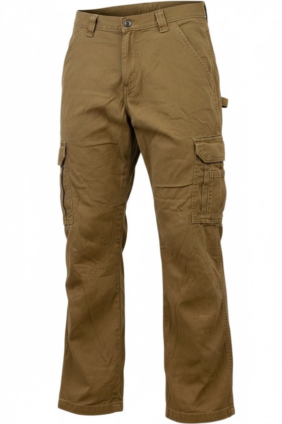 WRANGLER ORIGINALS PANTALONI CARGO UTILITY MARRONE UOMO PRE OWNED M