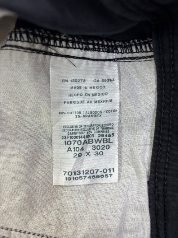 WRANGLER ΠΑΝΤΕΛΟΝΙ CARGO ΜΑΥΡΟ ΑΝΔΡΙΚΟ L preowned