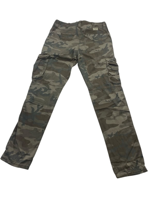 WRANGLER Pantaloni cargo stile militare mimetico camo da uomo taglia L