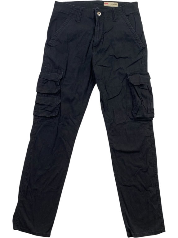 WRANGLER CARGO PANTS UTILITY BLACK MEN PRE OWNED S