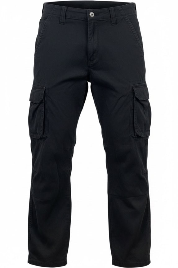 WRANGLER CARGO PANTS UTILITY BLACK MEN PRE OWNED S