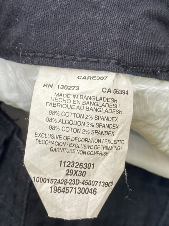 WRANGLER CARGO PANTS UTILITY BLACK MEN PRE OWNED S