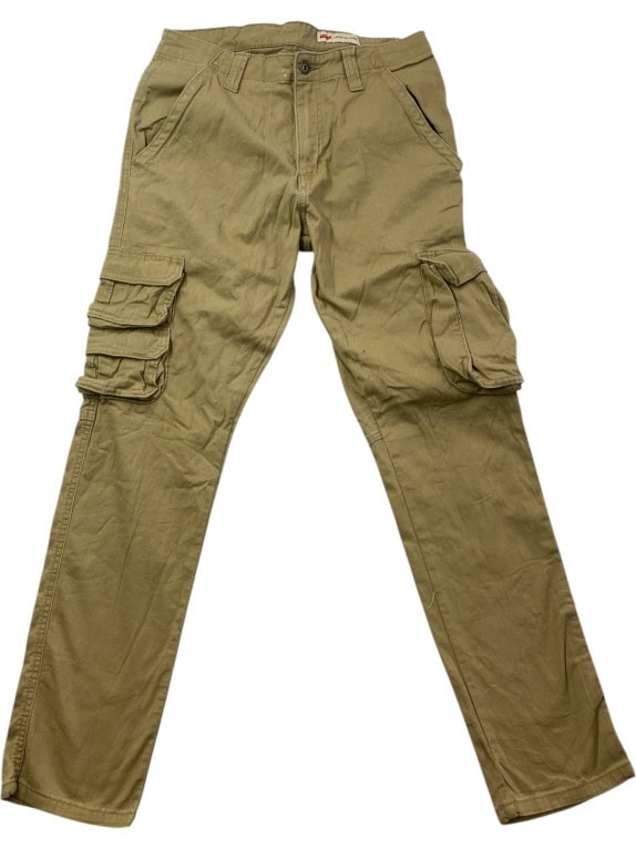 WRANGLER CARGO PANTS UTILITY OLIVE MEN PRE OWNED S