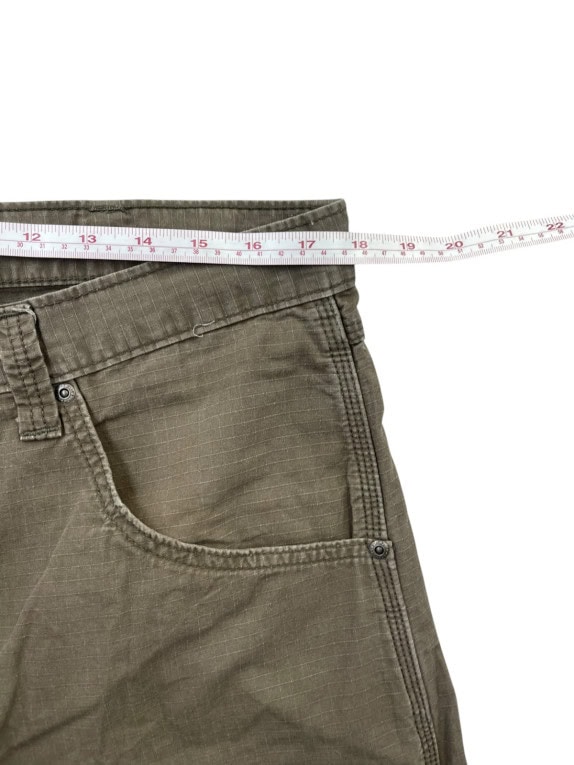 WRANGLER CARPENTER PANTS WORKWEAR OLIVE MENS PRE OWNED XL