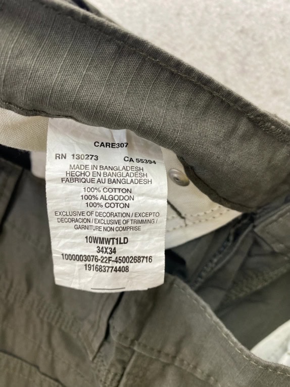 WRANGLER ΠΑΝΤΕΛΟΝΙ WORKWEAR OLIVE ΑΝΤΡΙΚΟ PRE OWNED L