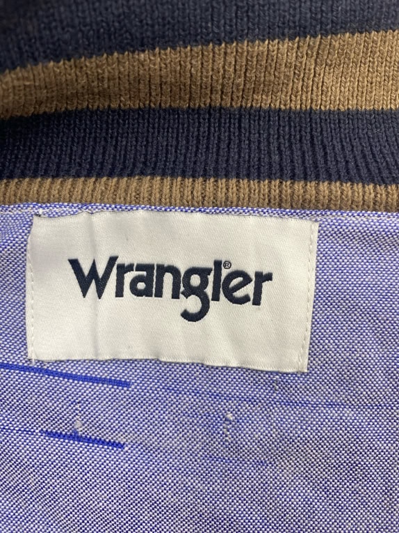 Wrangler Πλεκτή Ζακέτα Καφέ με Φερμουάρ Ανδρική 3XL