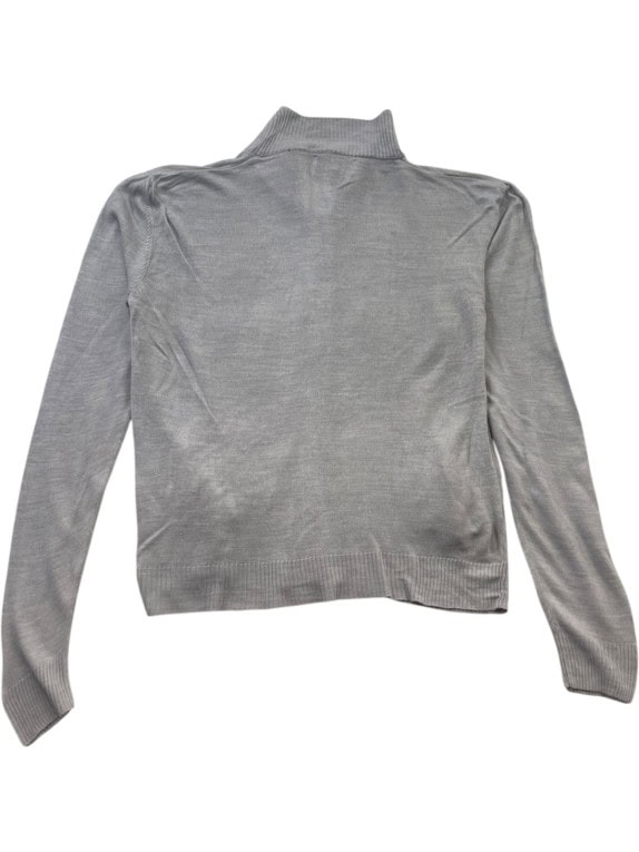 WRANGLER CARDIGAN IN MAGLIA CON ZIP MINIMAL GRIGIO DONNA PRE OWNED L