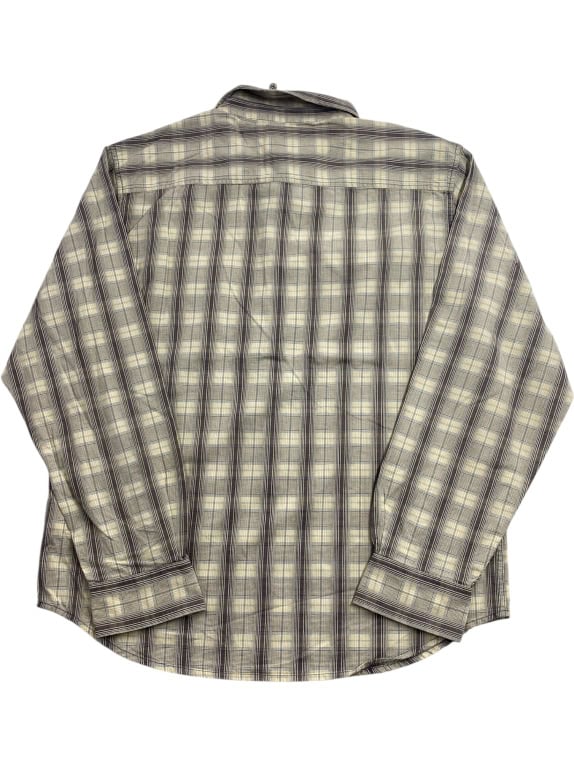 WRANGLER ΠΟΥΚΑΜΙΣΟ CASUAL ΚΑΡΟ ΜΕ ΛΟΓΟΤΥΠΟ ΜΠΕΖ/ΚΑΦΕ ΑΝΔΡΙΚΟ M