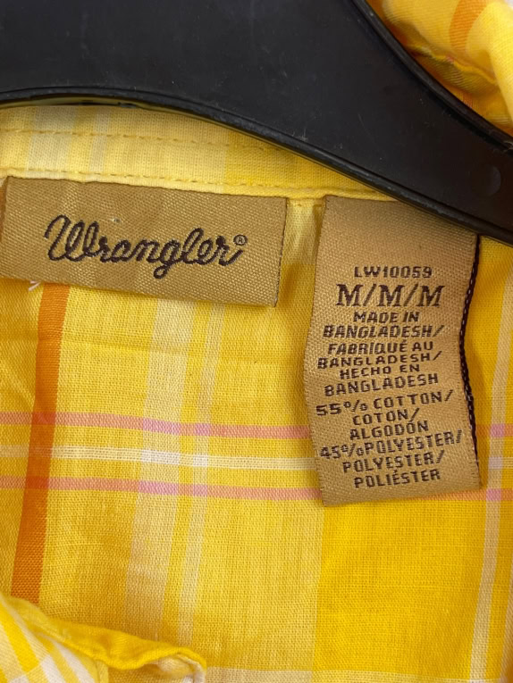 WRANGLER ΠΟΥΚΑΜΙΣΟ CLASSIC ΚΙΤΡΙΝΟ ΓΥΝΑΙΚΕΙΟ PRE OWNED M