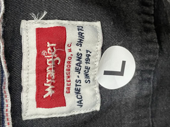 WRANGLER ΠΟΥΚΑΜΙΣΟ DENIM VINTAGE CHARCOAL ΑΝΔΡΙΚΟ PRE OWNED L