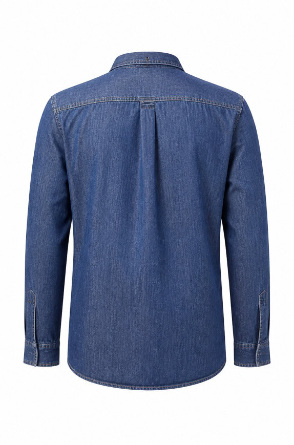 WRANGLER CAMICIA DENIM VINTAGE BLU UOMO PRE OWNED L
