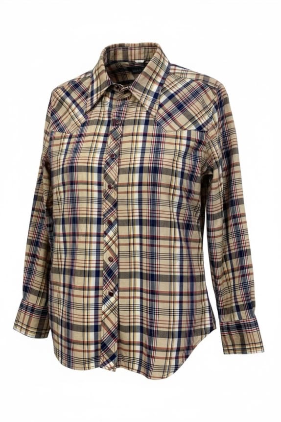 WRANGLER Πουκάμισο Καρό Western Style Πολύχρωμο Unisex XS