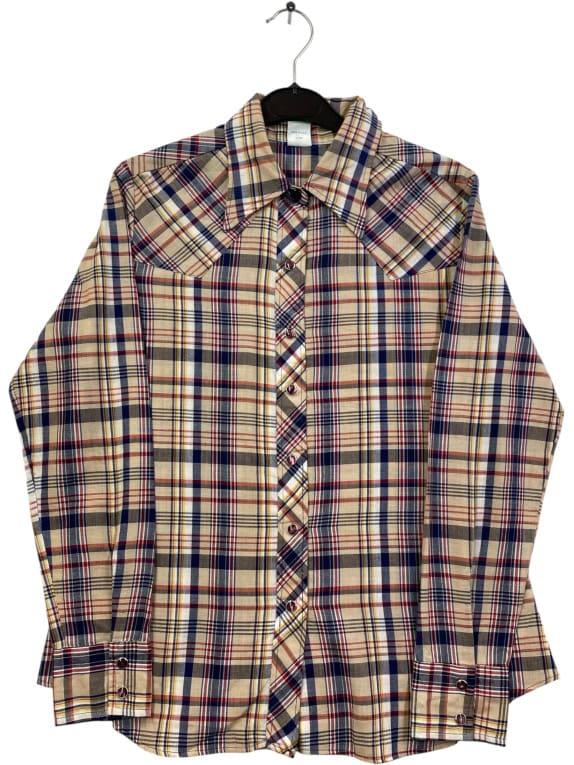 WRANGLER Πουκάμισο Καρό Western Style Πολύχρωμο Unisex XS