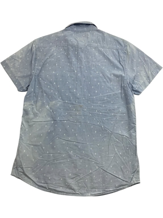 WRANGLER Πουκάμισο Κοντομάνικο SLIM FIT Cactus Print Μπλε Ανδρικό XL