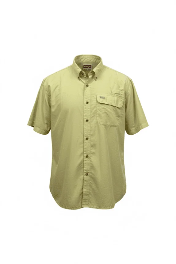 WRANGLER ΠΟΥΚΑΜΙΣΟ OUTDOOR PREMIUM QUALITY ΚΙΤΡΙΝΟ ΑΝΔΡΙΚΟ XXL