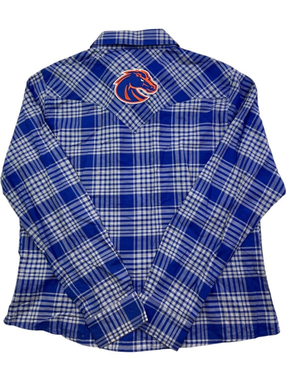 WRANGLER CAMICIA RETRO BLU DA UOMO M usata