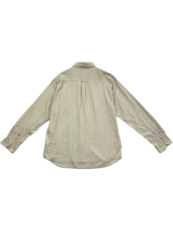 WRANGLER VINTAGE STRIPED SHIRT LOGO LABEL BEIGE MEN'S L