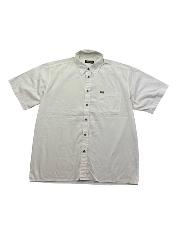 WRANGLER ΠΟΥΚΑΜΙΣΟ VINTAGE ΜΕ ΛΟΓΟΤΥΠΟ ΛΕΥΚΟ ΑΝΔΡΙΚΟ XXL
