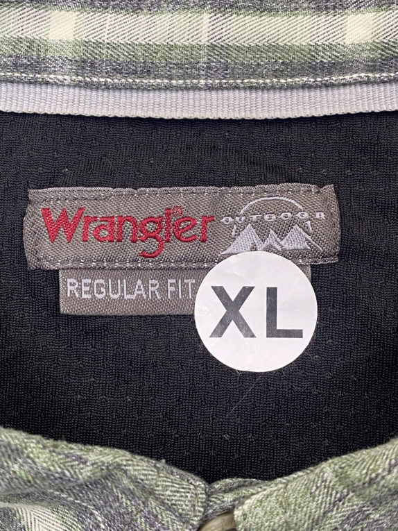 WRANGLER SHIRT WORKWEAR GREEN MENS PRE OWNED XL