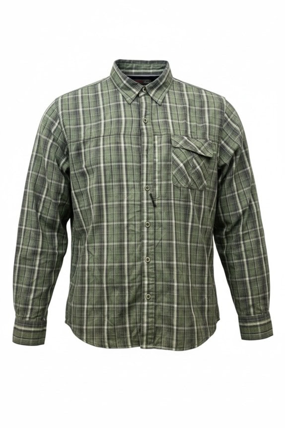 WRANGLER CAMICIA WORKWEAR VERDE UOMO PRE OWNED XL