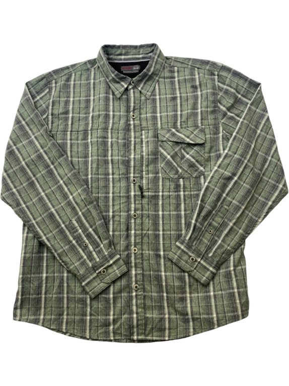 WRANGLER SHIRT WORKWEAR GREEN MENS PRE OWNED XL