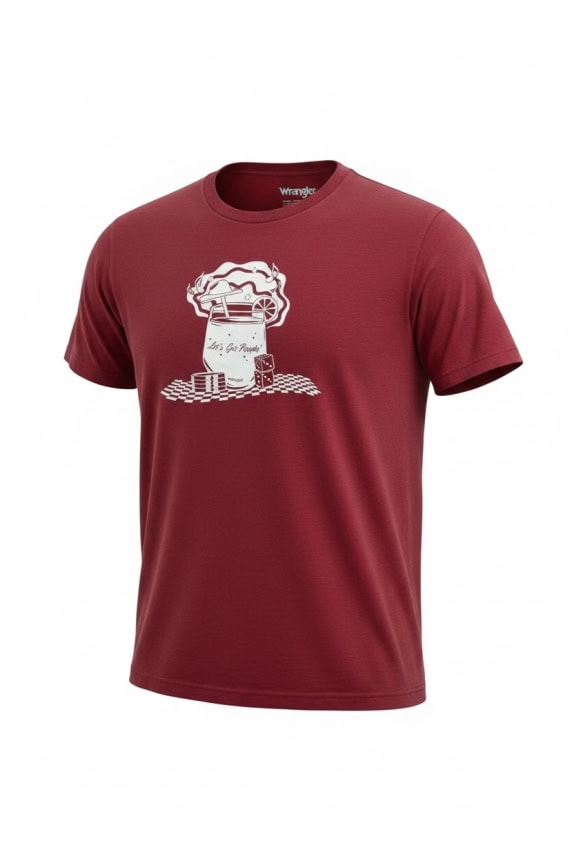 WRANGLER T-SHIRT ΜΕ GRAPHIC PRINT ΜΠΟΡΝΤΟ UNISEX XL