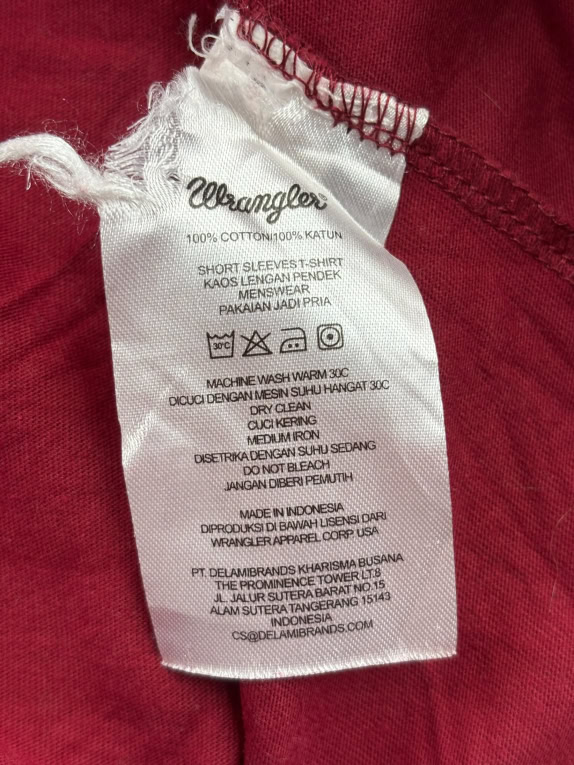 WRANGLER T-SHIRT ΜΕ GRAPHIC PRINT ΜΠΟΡΝΤΟ UNISEX XL
