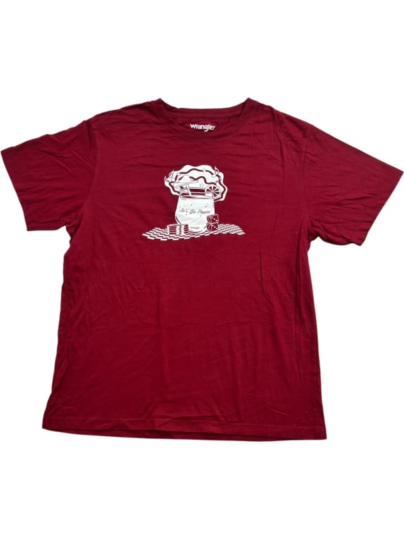WRANGLER T-SHIRT ΜΕ GRAPHIC PRINT ΜΠΟΡΝΤΟ UNISEX XL