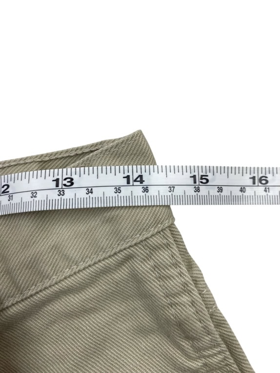 WRANGLER TEXAS Vintage Denim Pants Logo Beige/Light Grey Men’s W30 L32