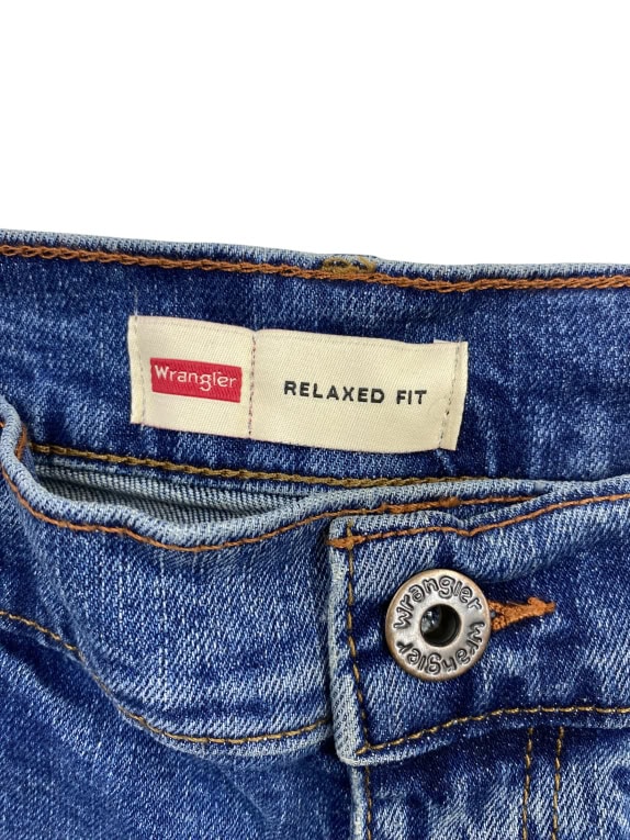 WRANGLER JEANS RELAXED FIT LOGO BLU DA UOMO L