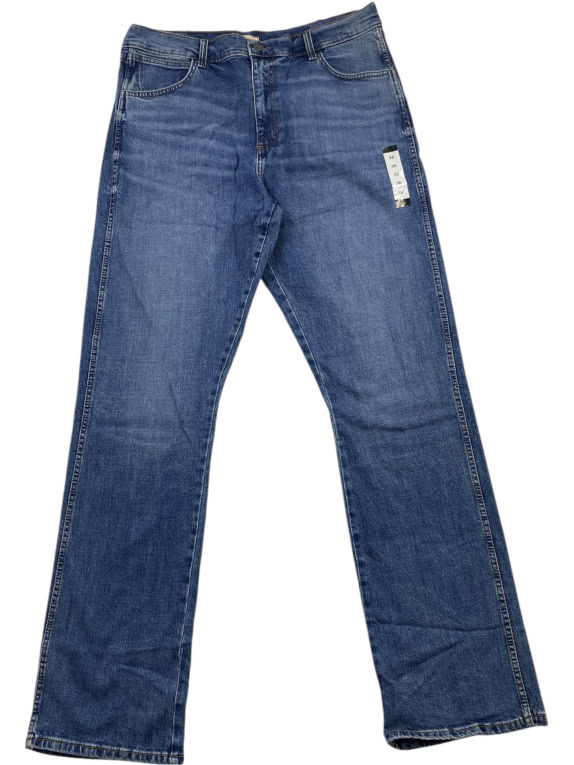 WRANGLER ΤΖΙΝ ΠΑΝΤΕΛΟΝΙ RELAXED FIT LOGO ΜΠΛΕ ΑΝΔΡΙΚΟ L