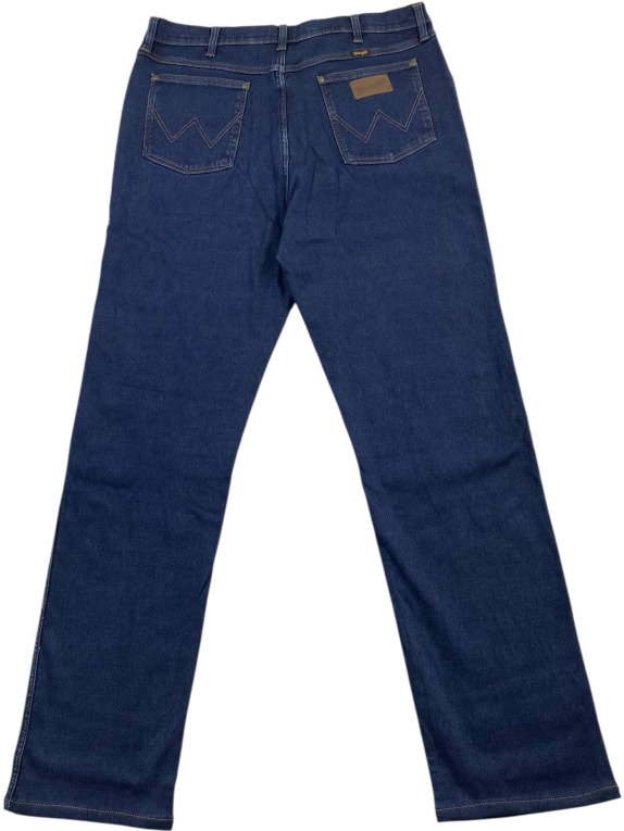 WRANGLER ΤΖΙΝ ΠΑΝΤΕΛΟΝΙ RELAXED STRAIGHT LOGO BLUE ΑΝΔΡΙΚΟ L