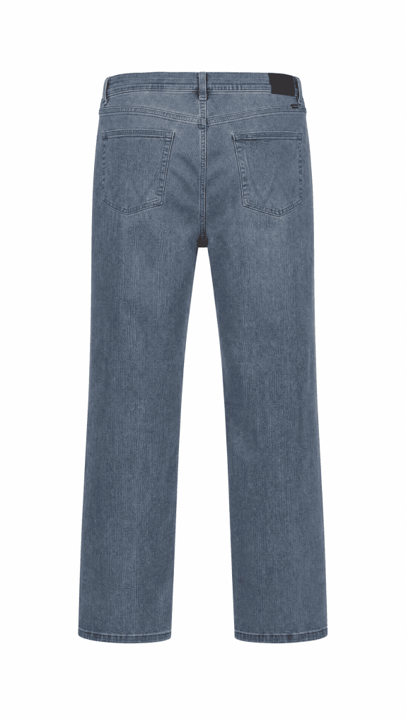 WRANGLER JEANS STRAIGHT FIT WASHED BLU UOMO PRE OWNED 2XL