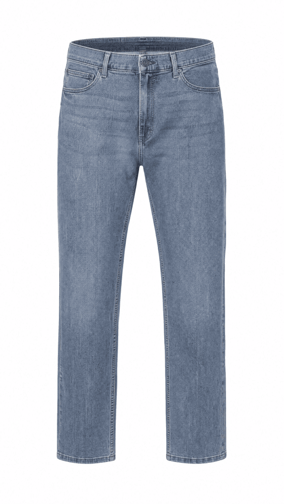 WRANGLER ΤΖΙΝ ΠΑΝΤΕΛΟΝΙ ΣΤΡAIGHT FIT WASHED ΜΠΛΕ ΑΝΤΡΙΚΟ PRE OWNED 2XL