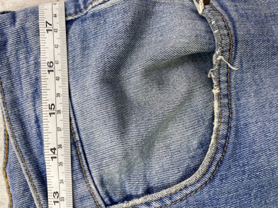WRANGLER ΤΖΙΝ ΠΑΝΤΕΛΟΝΙ VINTAGE ΜΠΛΕ ΑΝΤΡΙΚΟ PRE OWNED M