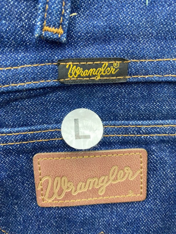 WRANGLER ΤΖΙΝ ΠΑΝΤΕΛΟΝΙ VINTAGE ΣΚΟΥΡΟ ΜΠΛΕ ΑΝΤΡΙΚΟ PRE OWNED L