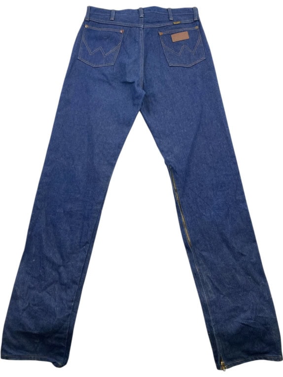 WRANGLER ΤΖΙΝ ΠΑΝΤΕΛΟΝΙ VINTAGE ΣΚΟΥΡΟ ΜΠΛΕ ΑΝΤΡΙΚΟ PRE OWNED L