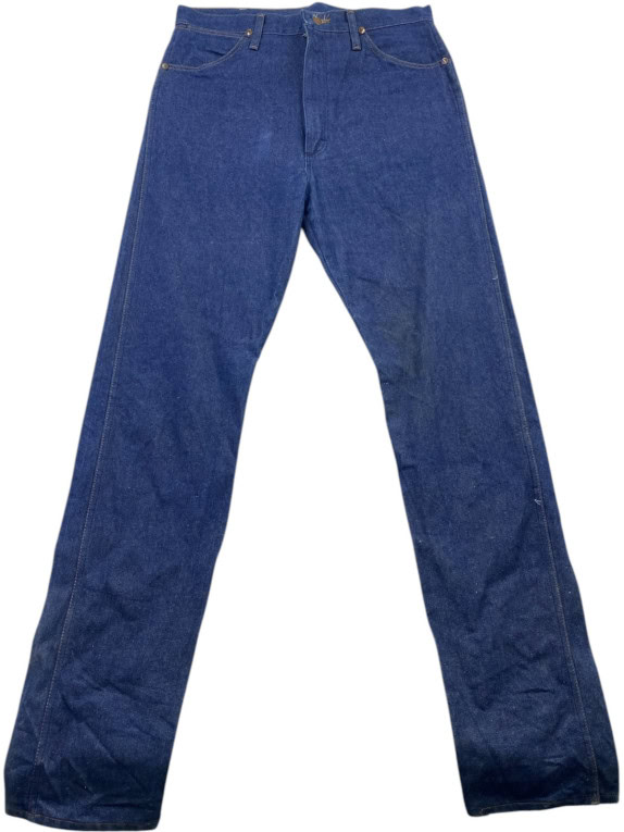 WRANGLER ΤΖΙΝ ΠΑΝΤΕΛΟΝΙ VINTAGE ΣΚΟΥΡΟ ΜΠΛΕ ΑΝΤΡΙΚΟ PRE OWNED L