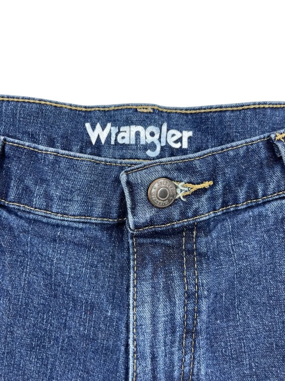 WRANGLER DENIM CARPENTER SHORTS LOGO BLUE UNISEX L