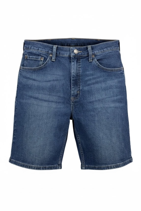 WRANGLER SHORTS IN DENIM RELAXED FIT BLU UNISEX L