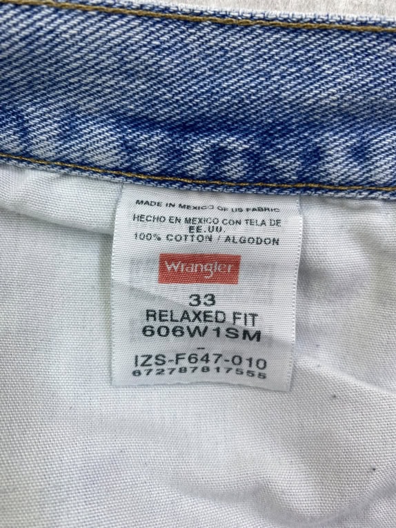 WRANGLER Bermuda in jeans relaxed fit azzurro chiaro unisex M