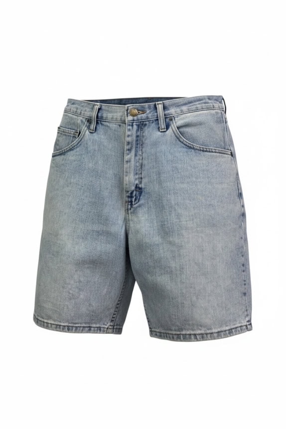 WRANGLER DENIM SHORTS RELAXED FIT LIGHT BLUE UNISEX M
