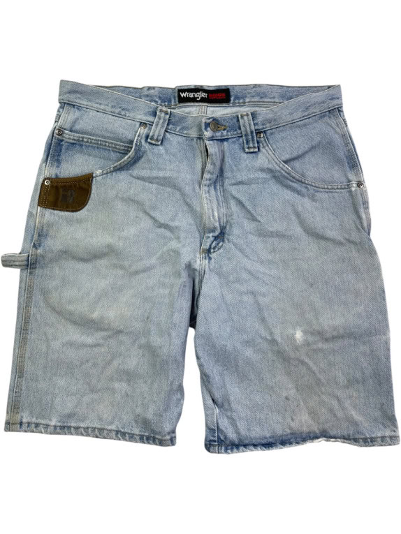 WRANGLER ΤΖΙΝ ΒΕΡΜΟΥΔΑ WORKWEAR ΑΝΟΙΧΤΟ ΜΠΛΕ ΑΝΤΡΙΚΟ PRE OWNED L