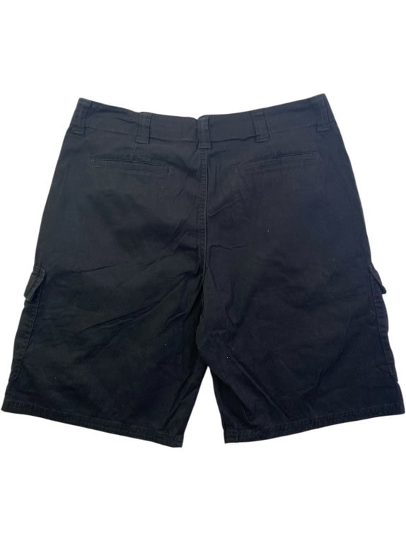 WRANGLER CARGO SHORTS UTILITY FADED BLACK MENS PRE OWNED L